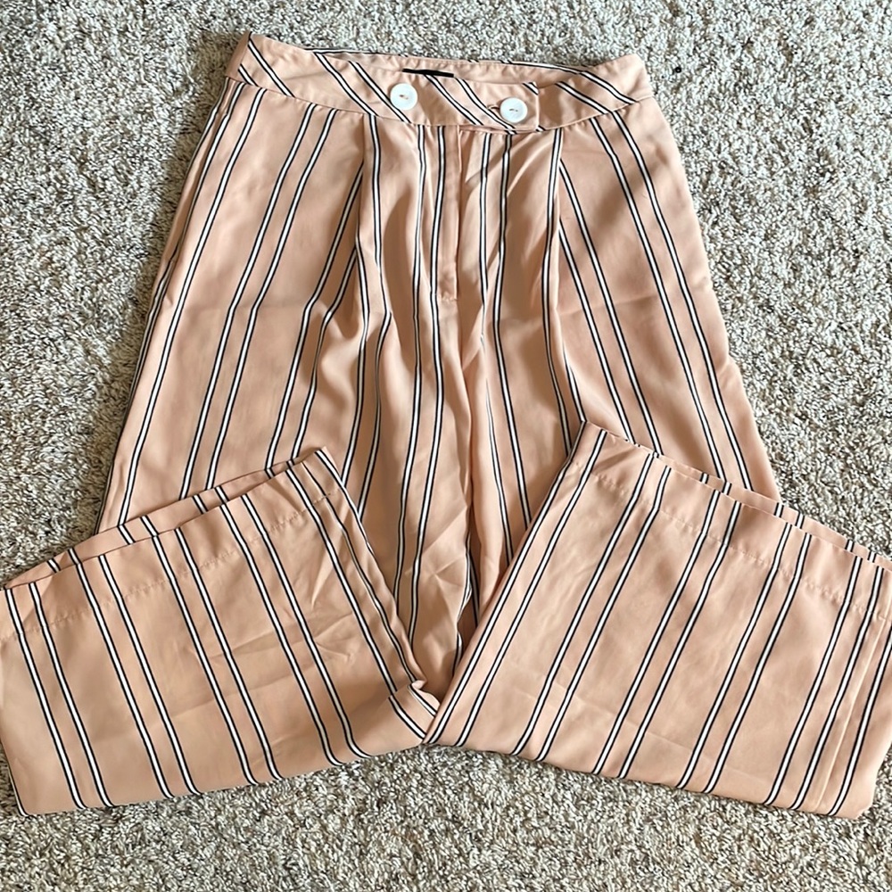 Top shop wide leg gaucho pants - size 6/28